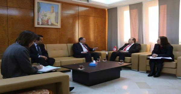 السيد المدير العام يلتقي وزير النقل التونسي