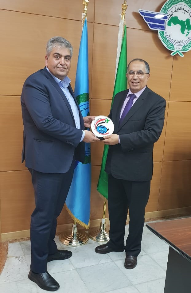 السيد المدير العام يستقبل رئيس سلطة الطيران المدني العراقي