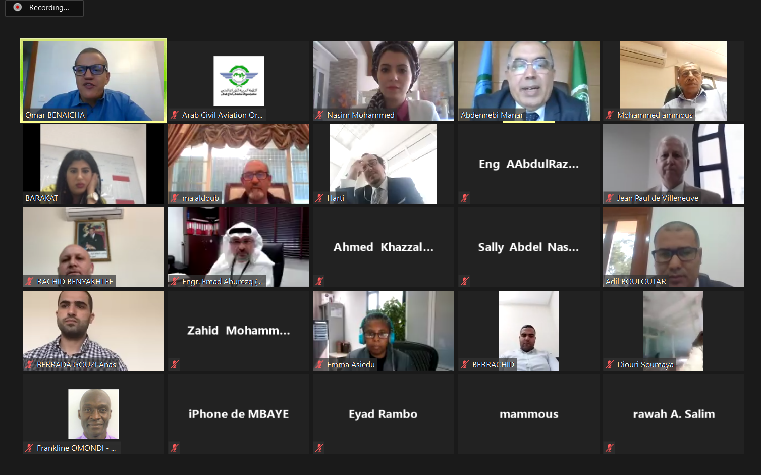 دورة تدريبية عبر التواصل عن بعد (WEBINAR ) حول معايير الجودة ISO 45001 المتعلقة بنظام السلامة و الصحة المهنية