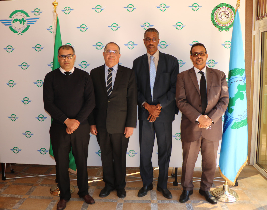 المدير العام للوكالة الوطنية للطيران المدني بالجمهورية الإسلامية الموريتانية يقوم بزيارة عمل للمنظمة العربية للطيران المدني